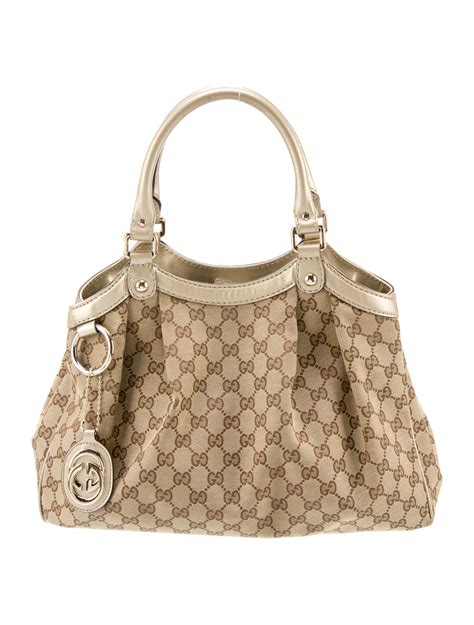 Gucci GG Signature Large Sukey Tote 